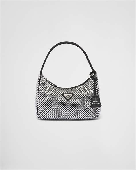 sac prada crystal|Prada.